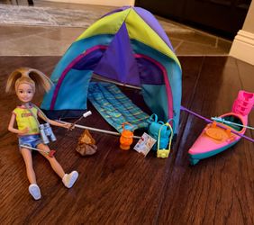 Barbie Camping Playset with Doll and Accessories