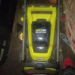 40v Ryobi Battery Powered Lawn Mower