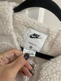 Nike Sportswear Women's Sherpa Loose High-Pile Jacket Therma-Fit Oversized