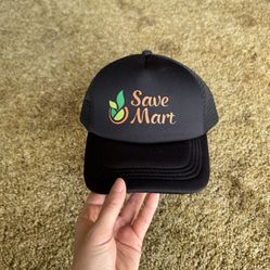 Black Save Mart snapback trucker hat; perfect condition, worn maybe once if at all #snapback #summer #SaveMart #trucker #casual
