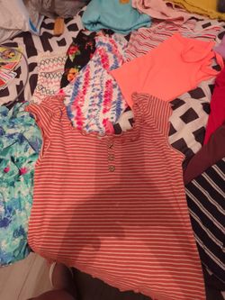 Shirts and jeans all