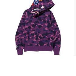 Bape Hoodie Purple