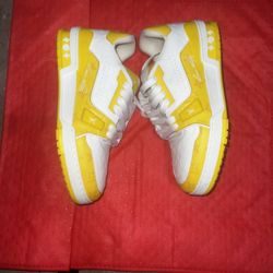 Louis Vuitton Trainers “ Yellow Monogram “