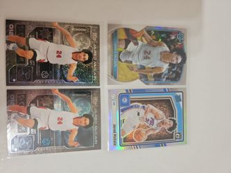 Jared McCain Rookie Basketball Card Lot x4