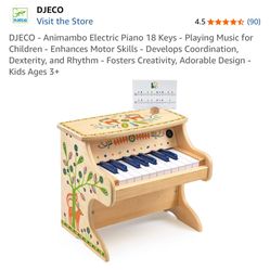 Djeco Toddler Piano Retails $80