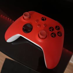 Red Xbox Series Controller In Perfect Condition