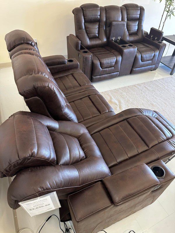 Power Reclining Sofa and Loveseat Owner 