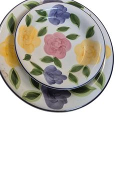 Flora Di Roma Set Of Rosa's   10.5 in Dinner & 8 In Salad  Plate (5)  Brand New 
