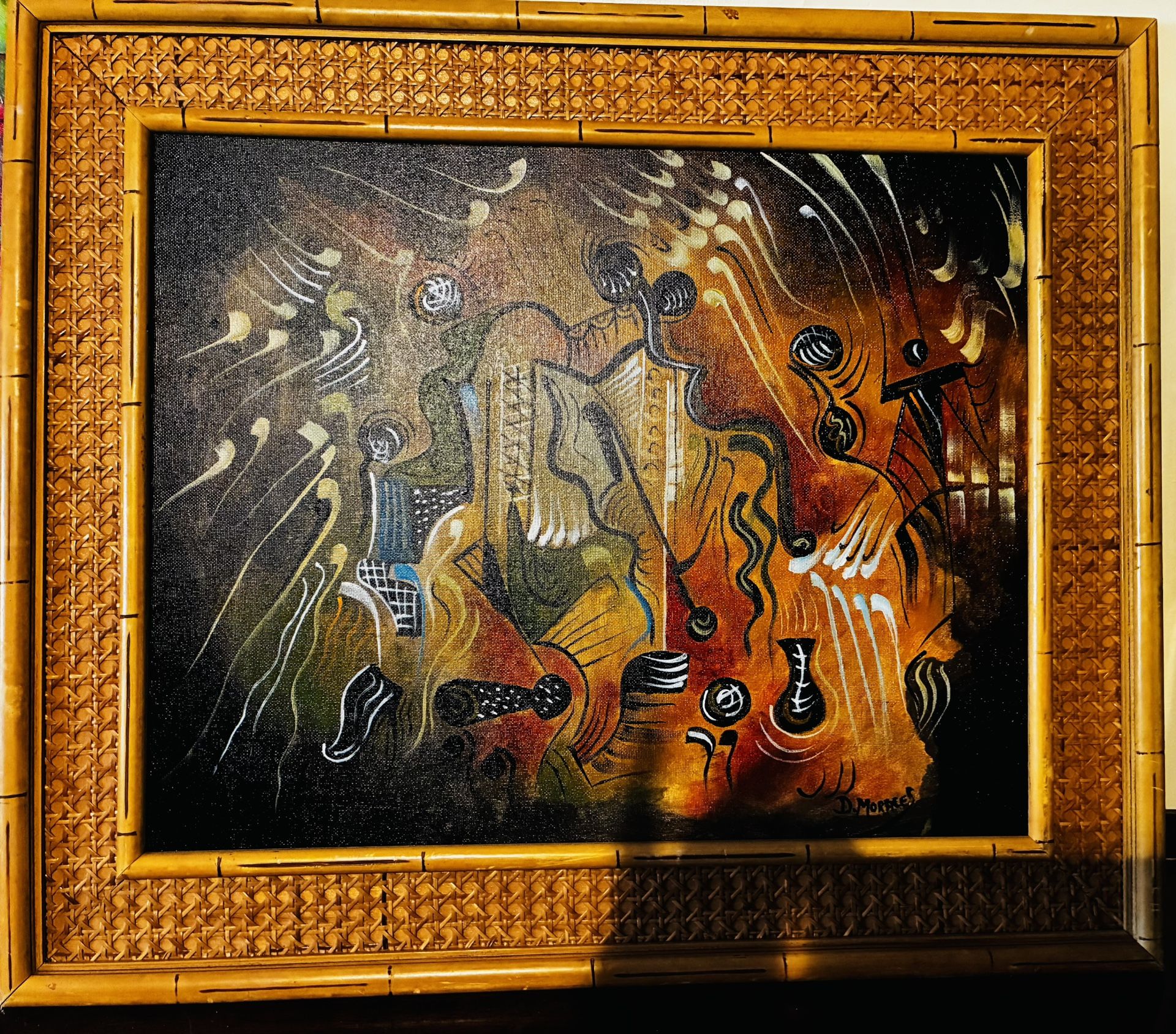 Acrylic Oil Framed Painting