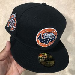 Houston Astros  Topperz Exclusive 7 1/2 Black/Orange UV