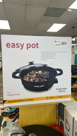 Easy Pot 7 Qt Electric Cooker Golden Prairie