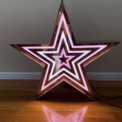 Neon - brass Star