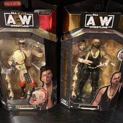 Aew Wrestling Figures Kingston & Sammy Guevara
