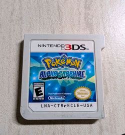 Pokemon Alpha Sapphire Nintendo 3ds video game