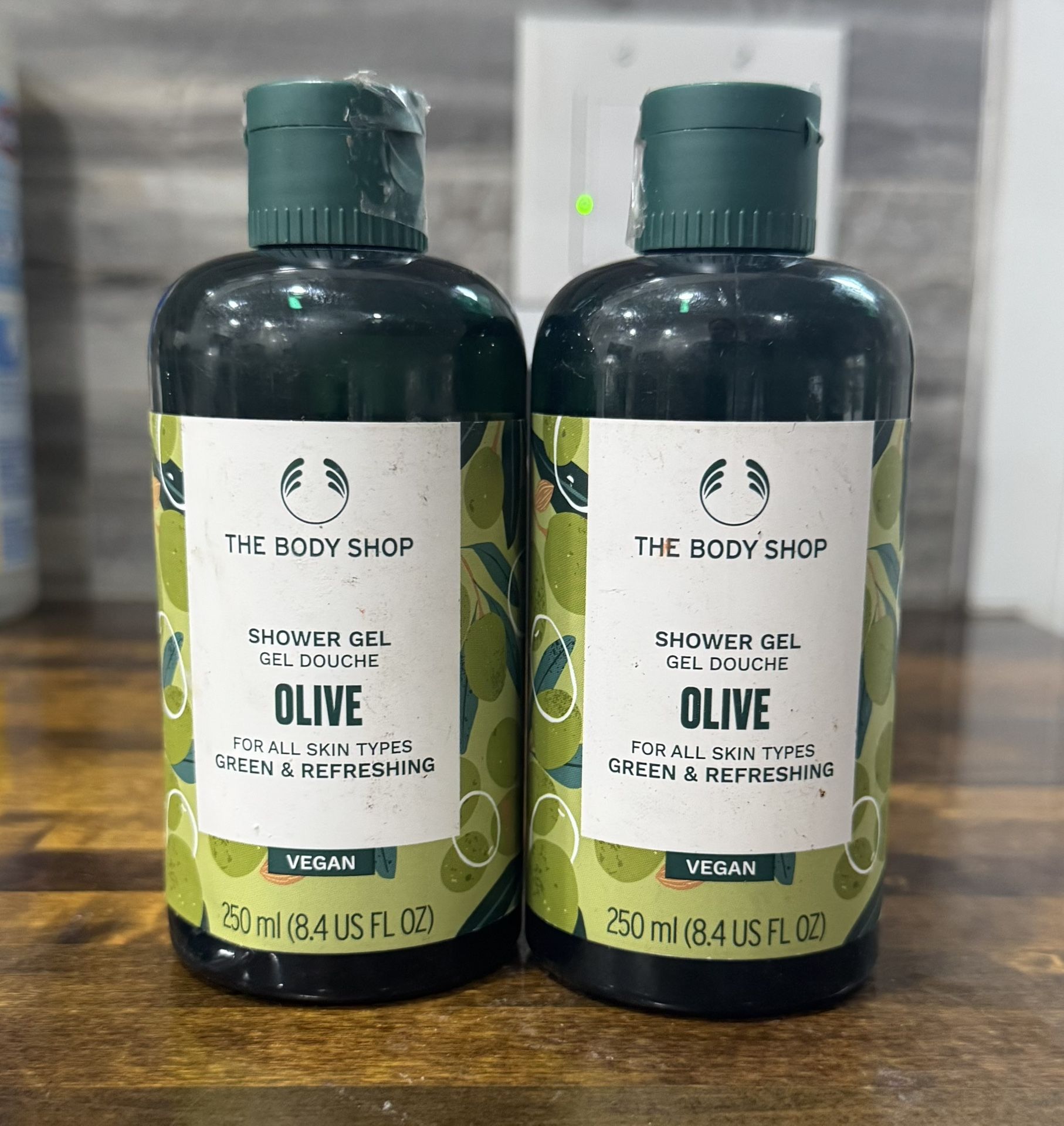 The Body Shop Shower Gel, Olive, 8.45oz, 2ct