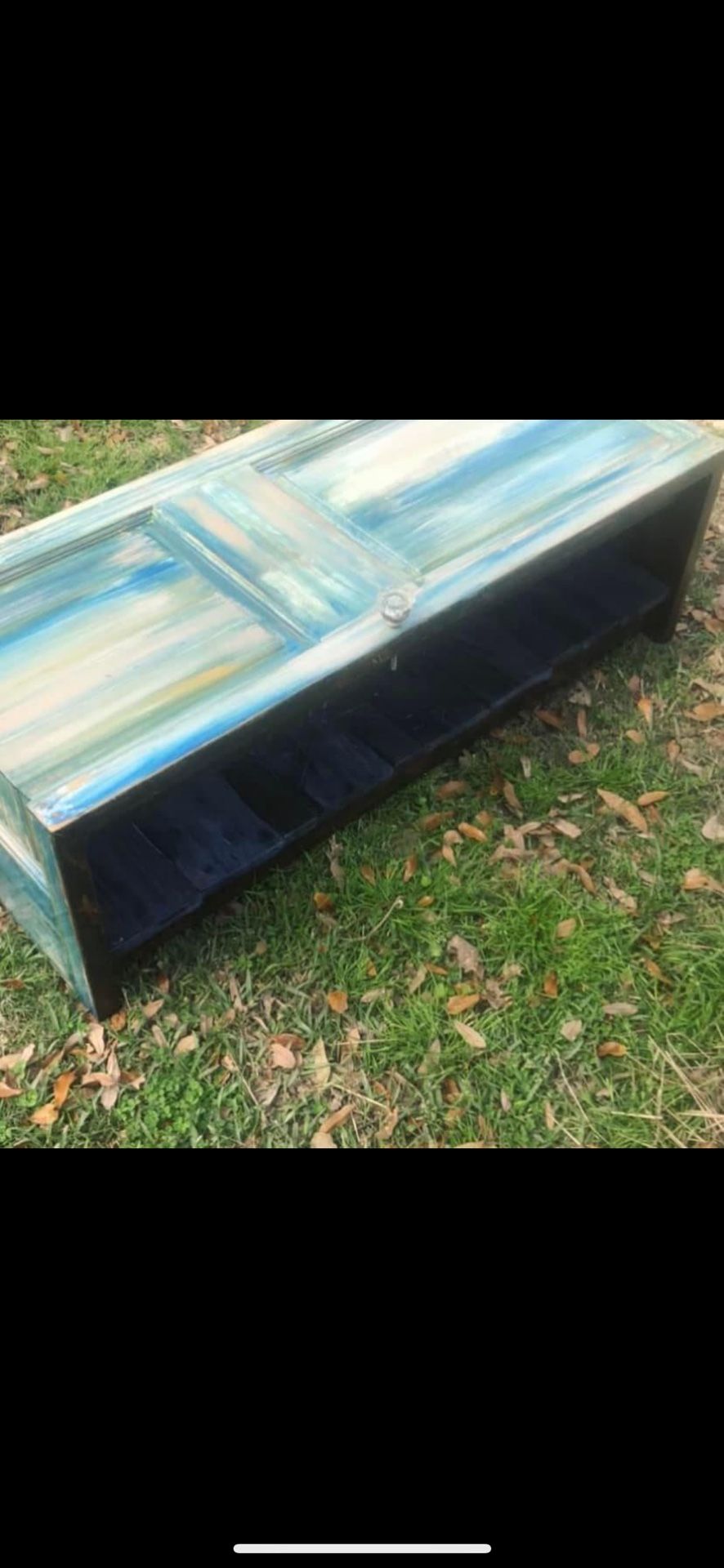 Repurposed Door Coffee Table