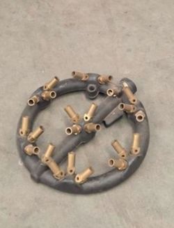 Imperial 1273 9 Inch Diameter Gas Jet Burner with 23 Brass Jets 100000