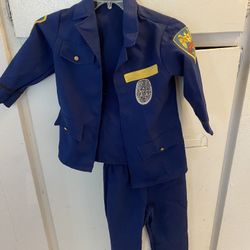 Halloween Officer Uniform For Kids 