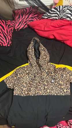 DC yellow leopard print jacket (no longer being made)