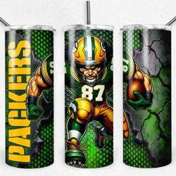 Green Bay Packers Football Tumbler