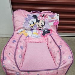 Minnie Mouse Square Beanbag Chair Pink