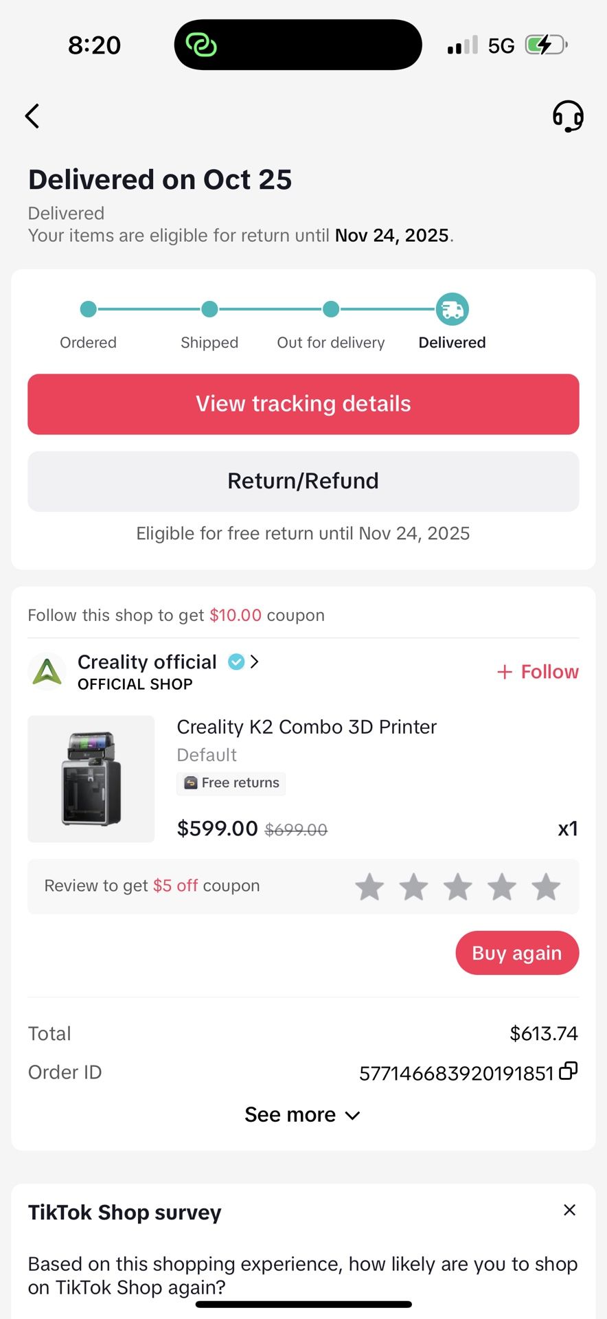 Creality K2 Basically New Only A Few Weeks Old
