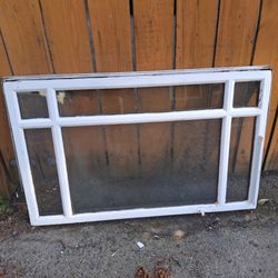 Doublepane Window 34x21 Awning Wood