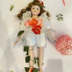 Vintage Porcelain Doll For Collectors Of Vintage Dolls Or As A Gift