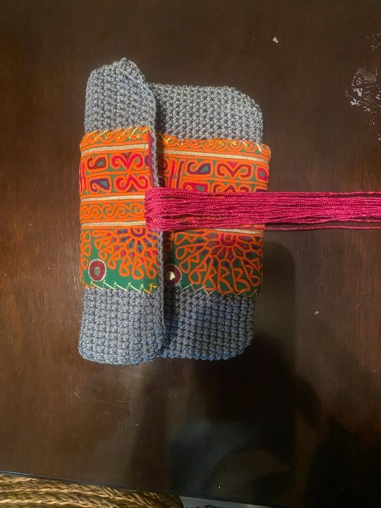 Elliot Mann Zipper Knitted Purse