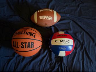 Basketball & Football & Volleyball