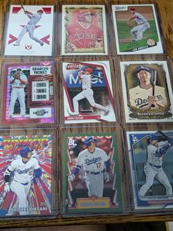 💥Shohei Ohtani 💥 Lot Of 🔥(9) 🔥Awesome Cards