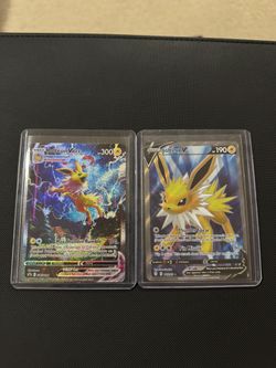Pokemon Jolteon VMAX #SWSH184 And Jolteon V #177/203