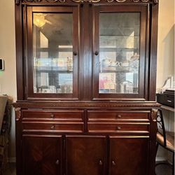 Brown China Cabinet 