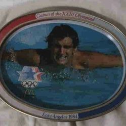 McDonalds 1984 Olympic Swim Plate