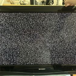 31in SHARP LCD HDTV - Wallmounted