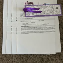 Knott’s Berry Farm eTicket