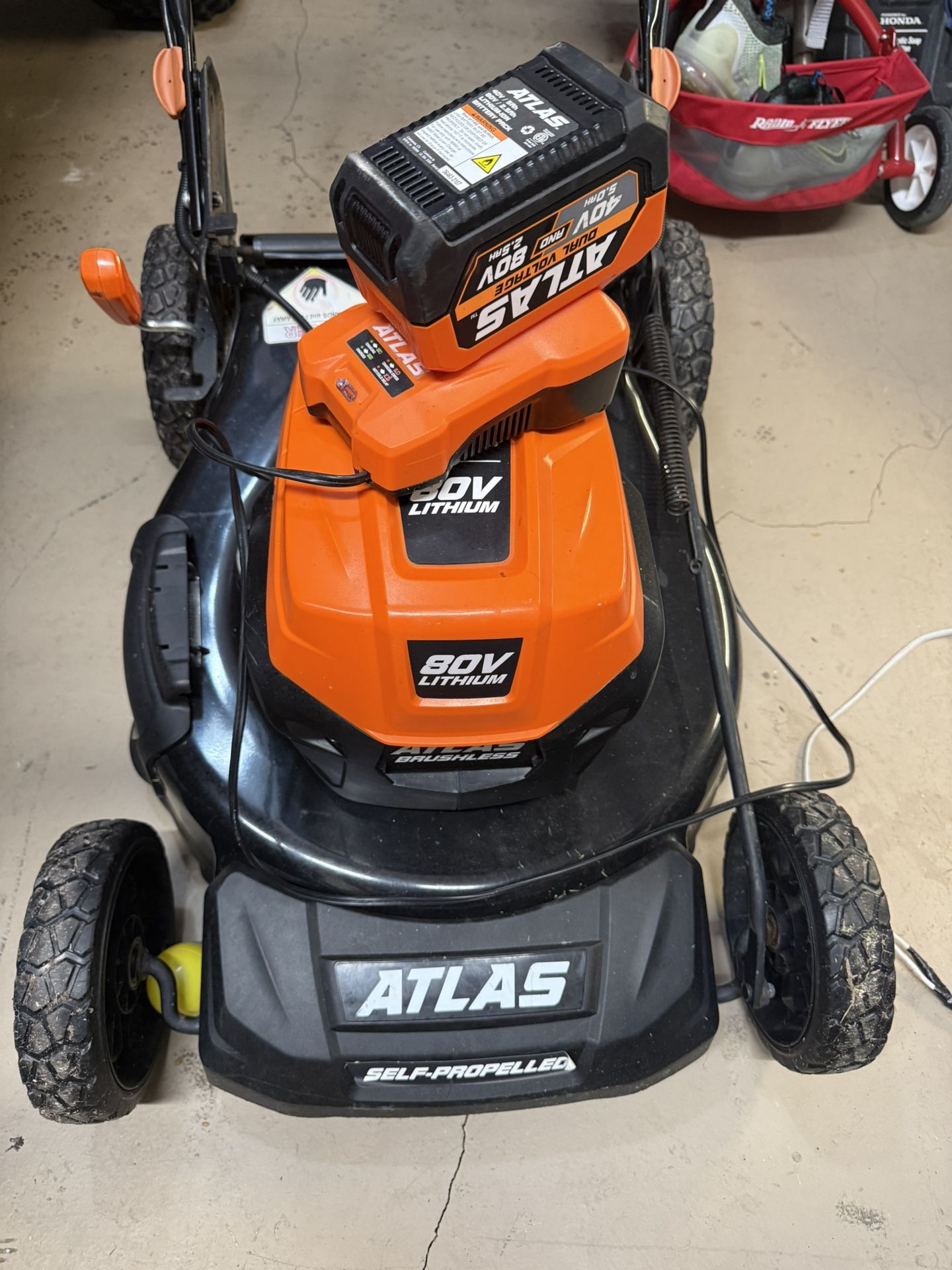 Lawn Mower Wireless Battery Operated