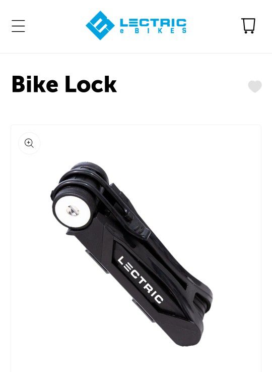 Lectric E Bike FOLDING Lock