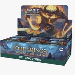 Magic the gathering Lord of the rings set boosters