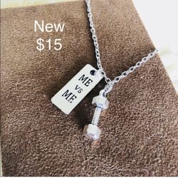Me VS You Charm Necklace