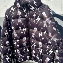 Bart Simpson Skeleton Puffer (XL)