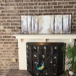 NEW fireplace screen 