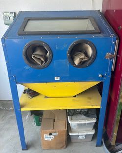SAND BLASTER CABINET - $125.00
