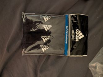 Adidas Bicep Bands - Black - Pack of 4