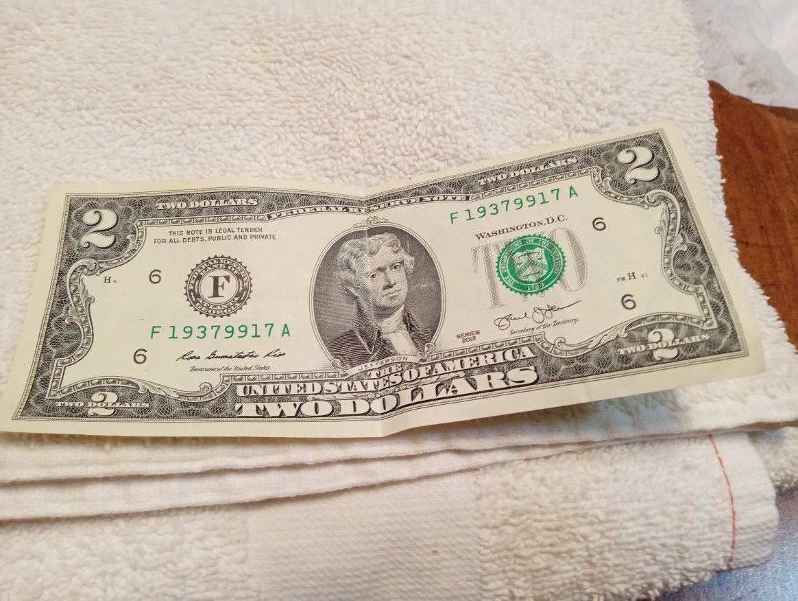 2 Dollar Bill