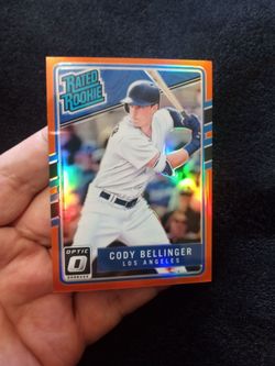 2017 Cody Bellinger Optic Rated Rookie Orange Prizm /199