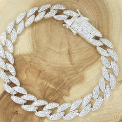 925 Sterling Silver Bracelet with Cubic Zirconia 