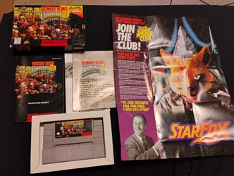 Donkey Kong Country 2 - Diddy's Kong Quest - Complete In Box CIB