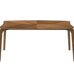 Armen Living Kalia Brown Wood Dining Table