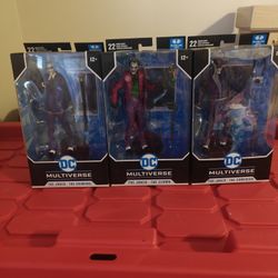DC Multiverse Batman 3 Jokers Figure Set